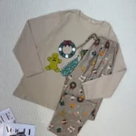 ست تیشرت شلوار کریسمس کد 1029