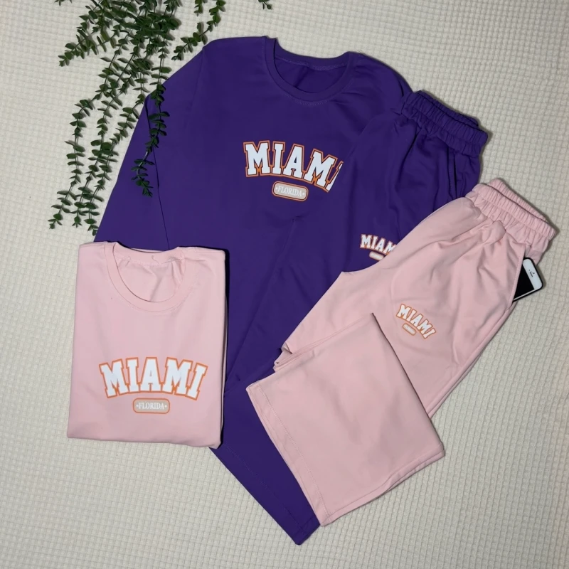 q12 ست دورس و شلوار MIAMI کد 1037