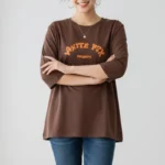 تیشرت لانگ آستین سه ربع کد 1050 - تصویر 2
