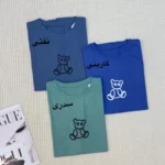 تیشرت باکسی خرسی کد 1049
