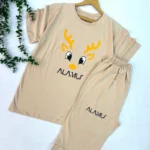 ست تیشرت شلوارک گوزن کد 1061