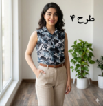 شومیز حلقه ایی نخ کد 1094
