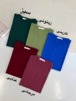 تیشرت بیسیک آستین پاکتی کد 1096