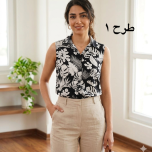 شومیز حلقه ایی نخ کد 1094