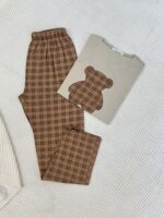 ست تیشرت و شلوار خرس کد 1079