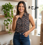 شومیز حلقه ایی نخ کد 1094