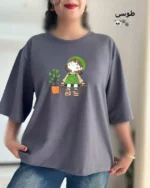 تیشرت باکسی دختر کد 1146