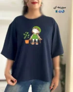 تیشرت باکسی دختر کد 1146